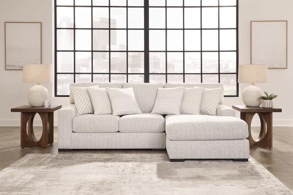 signature design by ashley Larce 2-Piece Next-Gen Nuvella™ Performance Fabric Sofa Chaise