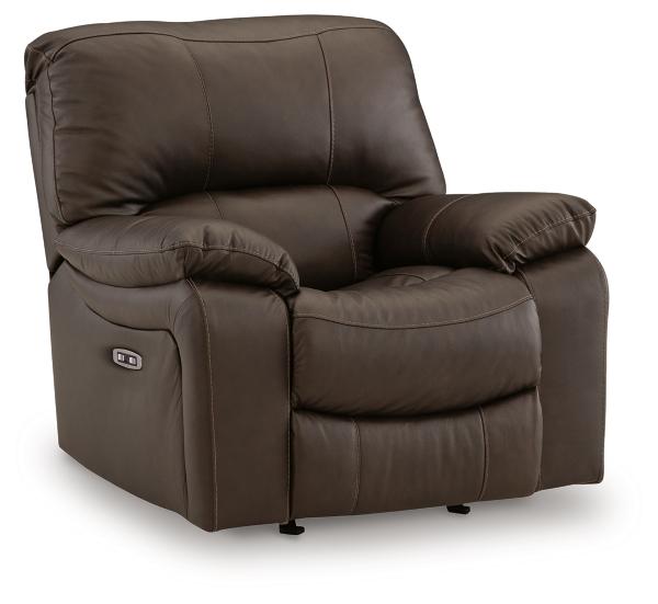 Signature Design By Ashley Leesworth Power Leather Recliner