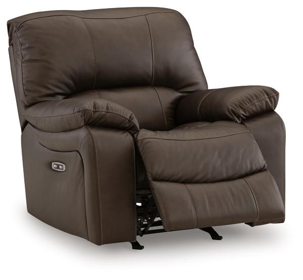 Signature Design By Ashley Leesworth Power Leather Recliner