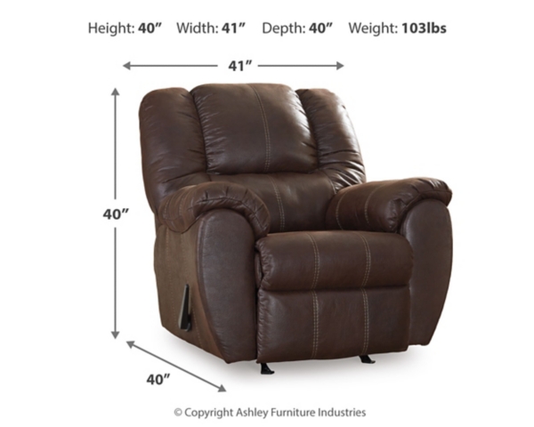 Signature Design By Ashley McGann Manual Rocker Recliner