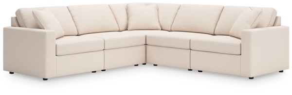 Signature Design By Ashley Modmax 5-Piece Next-Gen Nuvella™ Performance Fabric Modular Sectional