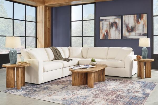 signature design by ashley Modmax 5-Piece Next-Gen Nuvella™ Performance Fabric Modular Sectional