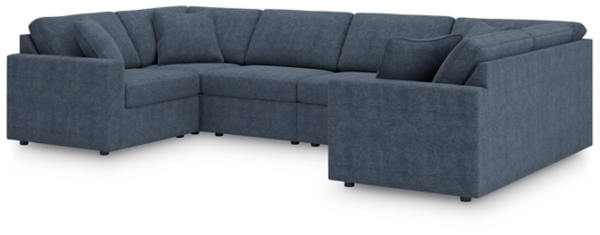 Signature Design By Ashley Modmax 6-Piece Next-Gen Nuvella™ Performance Fabric Modular Sectional