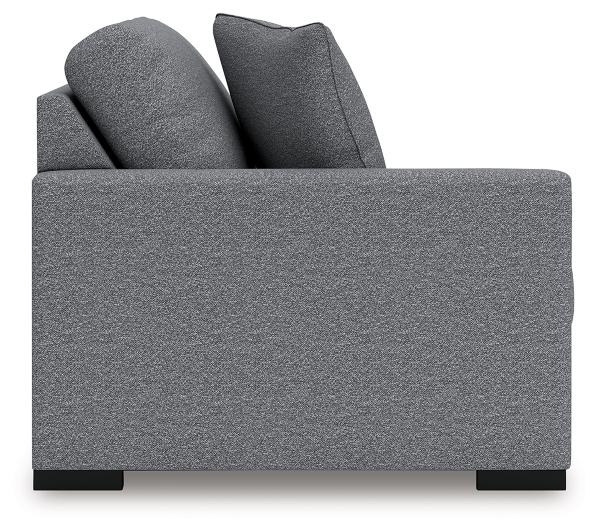 Signature Design By Ashley Omaha By Ashley 3-Piece Modular Next-Gen Nuvella™ Performance Fabric Loveseat With Storage Console
