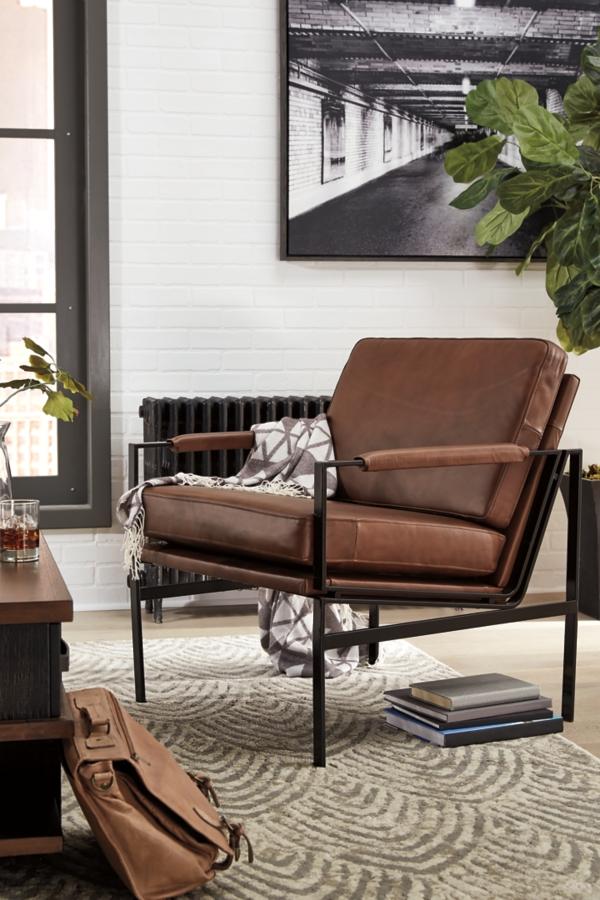 signature design by ashley Puckman Leather Accent Chair