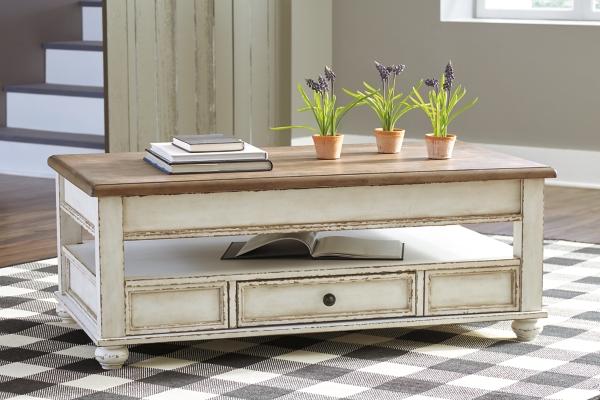 signature design by ashley Realyn Coffee Table with Lift Top