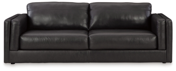 Signature Design By Ashley Amiata Leather Sofa