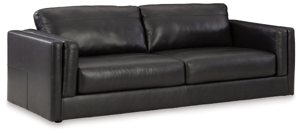 Signature Design By Ashley Amiata Leather Sofa