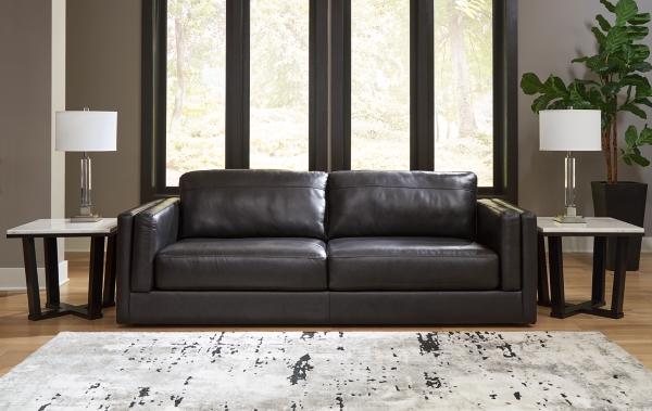 signature design by ashley Amiata Leather Sofa