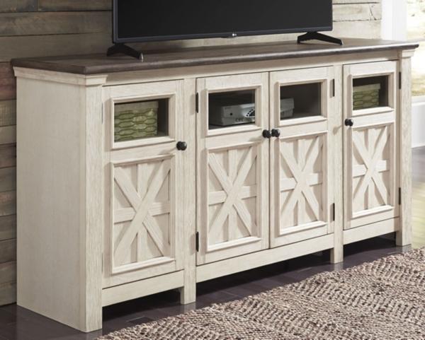 signature design by ashley Bolanburg 74" TV Stand