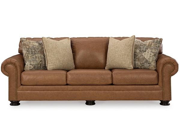 Signature Design By Ashley Carianna Leather Sofa