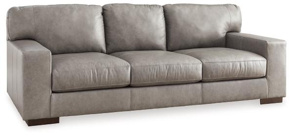 signature Design By Ashley Lombardia Leather Sofa