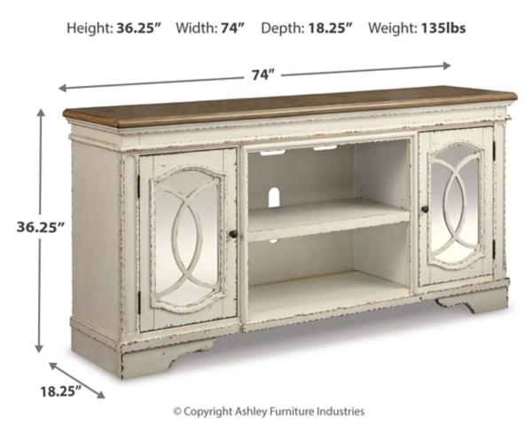 Signature Design By Ashley Realyn 74" TV Stand
