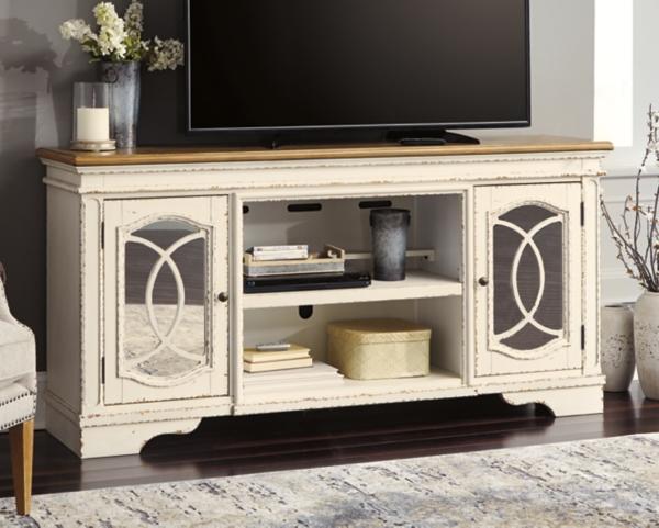 signature design by ashley Realyn 74" TV Stand