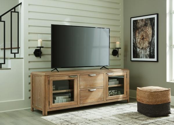 signature design by ashley Rencott 80" TV Stand
