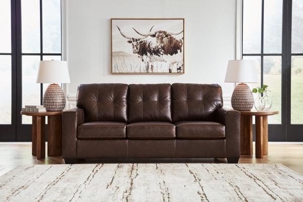 signature design by ashley Santorine Leather Sofa