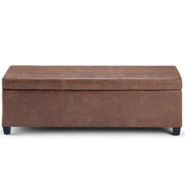 Signature Design By Ashley Simpli Home Avalon Rectangular Storage Ottoman