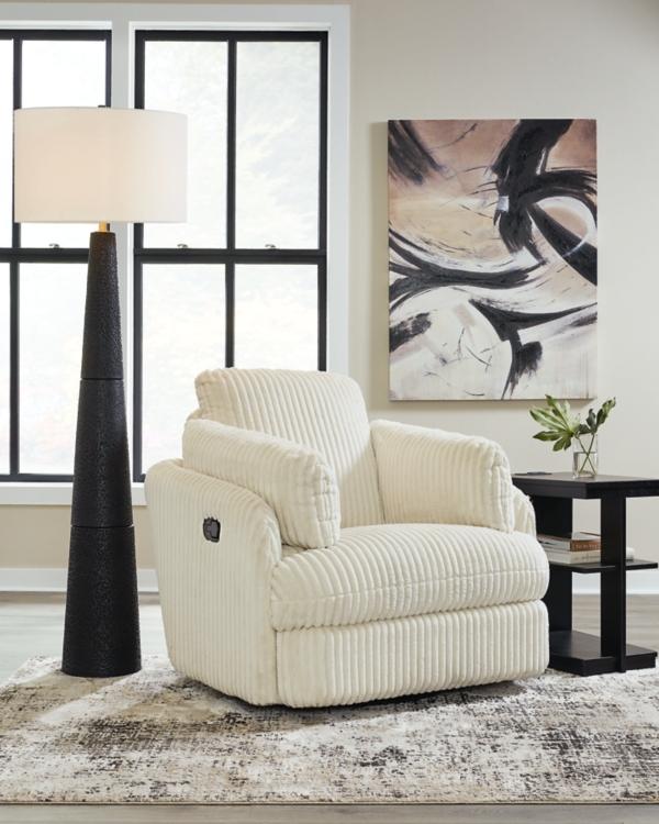 signature design by ashley Tie-Breaker Manual Swivel Glider Recliner