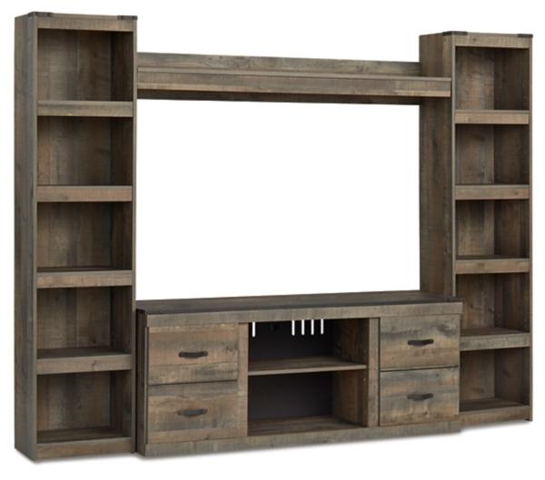 Signature Design By Ashley Trinell Entertainment Center With 60" TV Stand