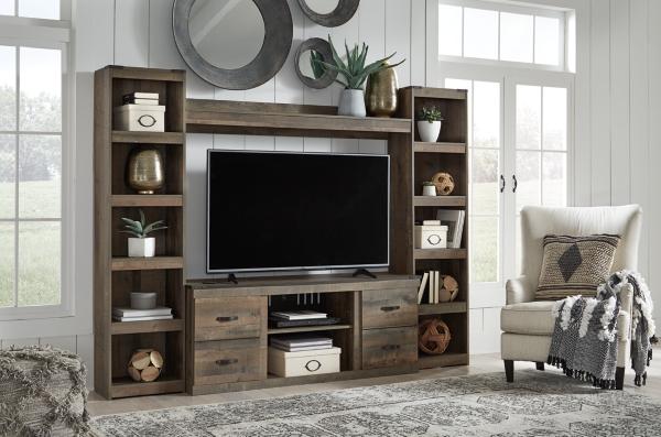 signature design by ashley Trinell Entertainment Center with 60" TV Stand
