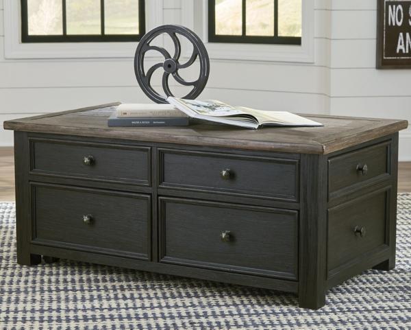 signature design by ashley Tyler Creek Coffee Table with Lift Top