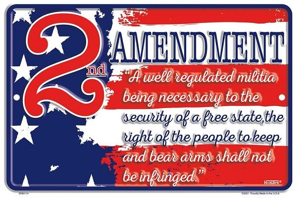 signs 4 fun 2nd Amendment Security Small Parking Sign