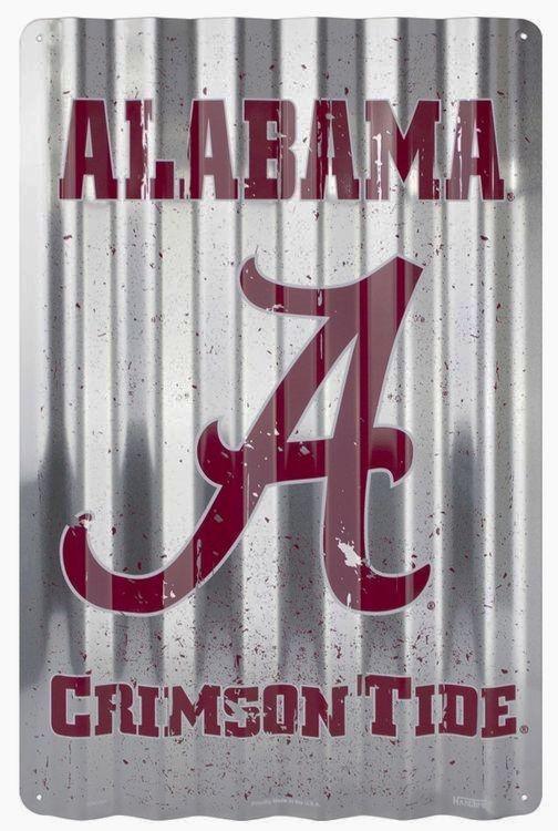 signs 4 fun Alabama Crimson Tide Corrugated Large Sign