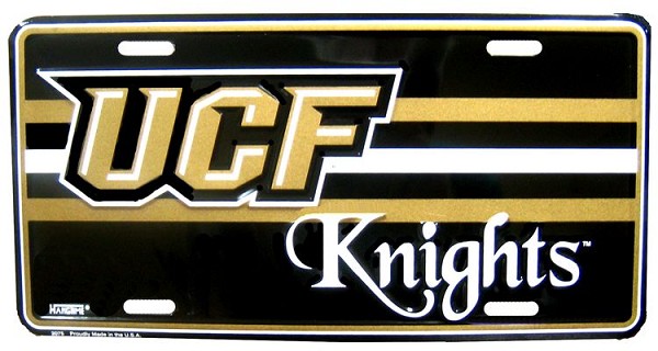 signs 4 fun Central Florida Knights New License Plate