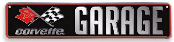 signs 4 fun Chevy Corvette Garage Small Street Sign
