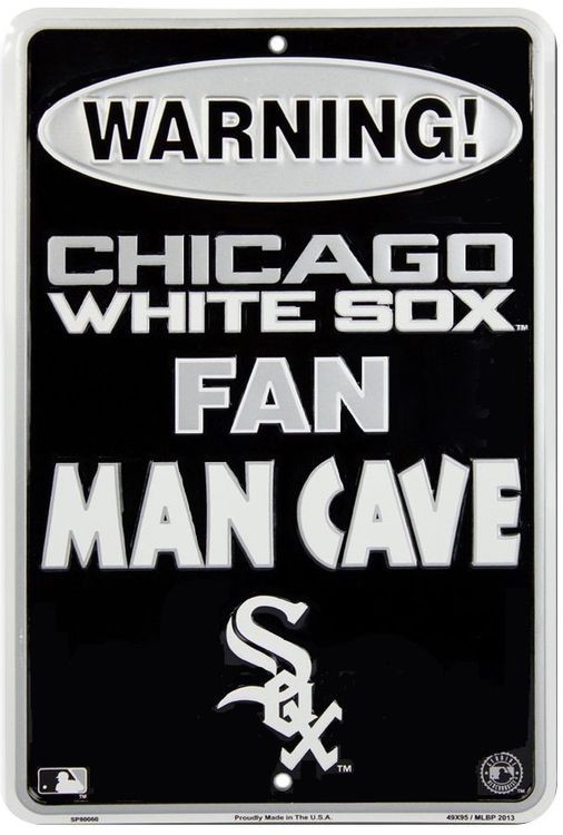 signs 4 fun Chicago White Sox Man Cave Small Parking Sign