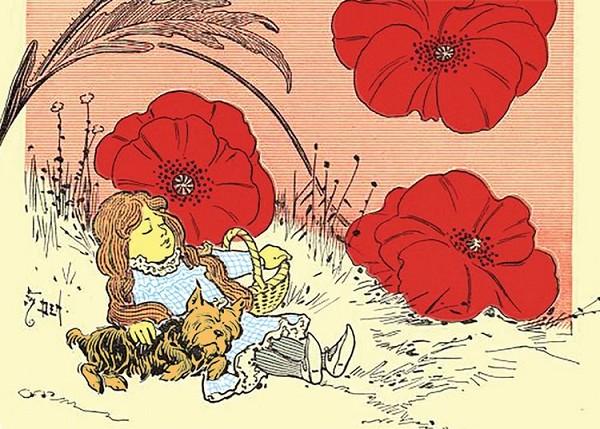 signs 4 fun Classic Wiz of OZ Dorothy and Toto Magnet