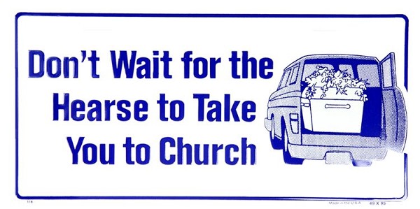 signs 4 fun Don't Wait for the Hearst License Plate