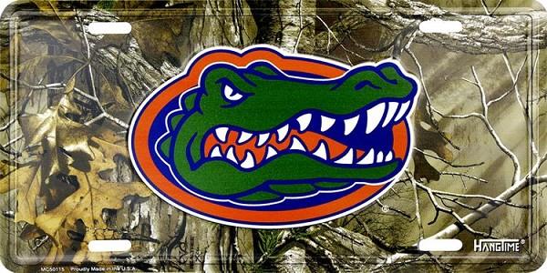 signs 4 fun Florida Gators Realtree camo License Plate