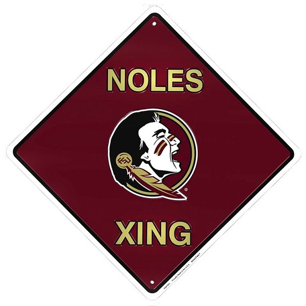 signs 4 fun Florida State Seminoles College Crossing Sign