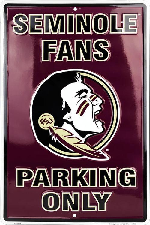 signs 4 fun Florida State Seminoles Large Parking Sign