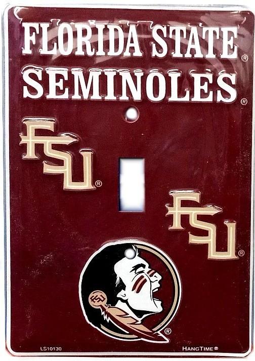 signs 4 fun Florida State Seminoles Red Switch Plate