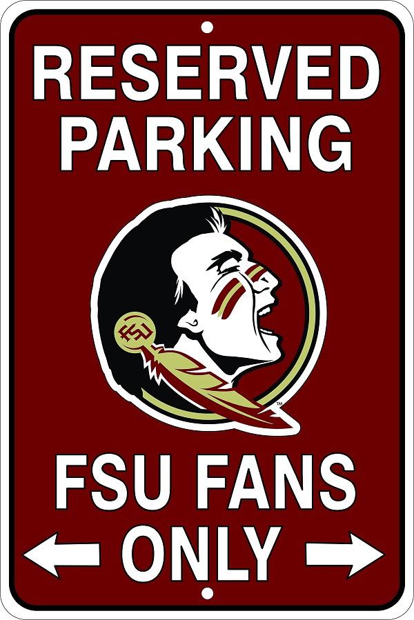 signs 4 fun Florida State Seminoles Sm. Parking Sign