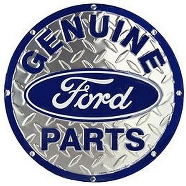 signs 4 fun Ford Diamondplate 24 inch Large Round Sign