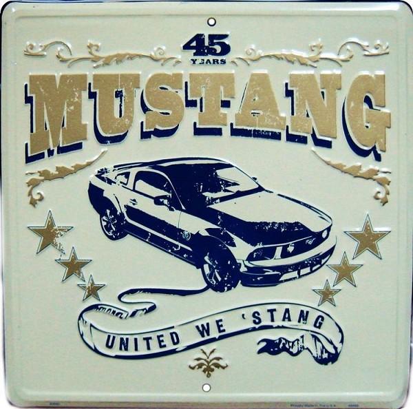 signs 4 fun Ford Mustang 45 Years Large Parking Sign