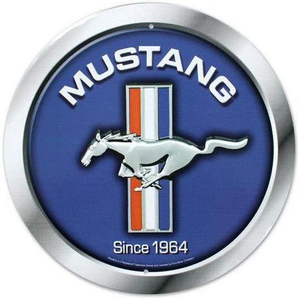 signs 4 fun Ford Mustang Since 1964 12 inch Round Sign