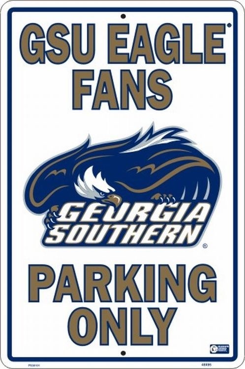 signs 4 fun Georgia Southern Eagles Large Parking Sign