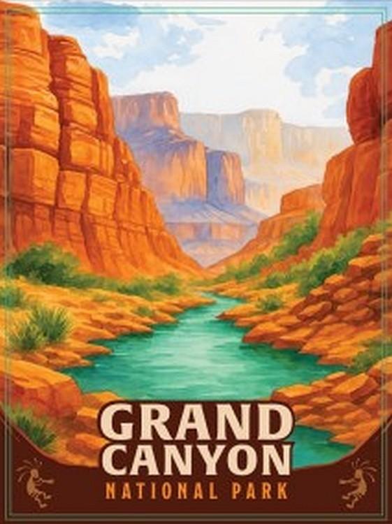 signs 4 fun Grand Canyon Artistic N Park Small Sign