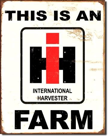 signs 4 fun International Harvester Farm Metal Sign