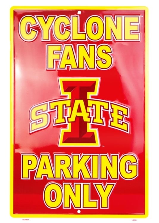 signs 4 fun Iowa State Cyclone New Large Parking Sign