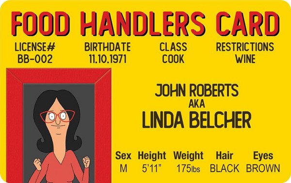 signs 4 fun John Roberts - Linda Belcher - Bob's Burgers ID
