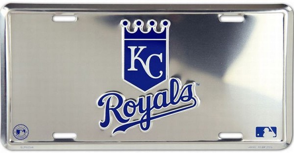 signs 4 fun Kansas City Royals Polished License Plate