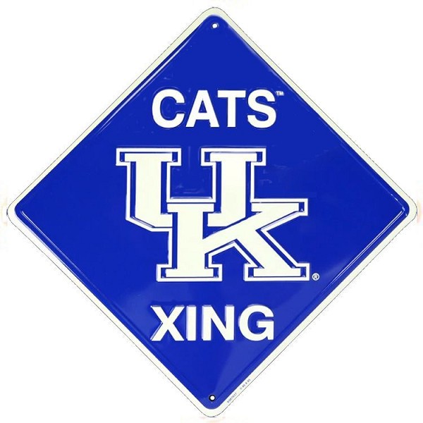 signs 4 fun Kentucky Wildcats College Crossing Sign