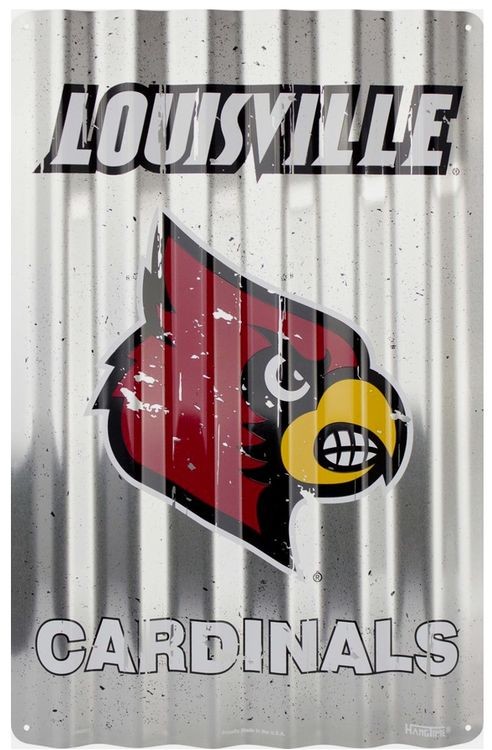 signs 4 fun Louisville Cardinals Corrugated Large Sign