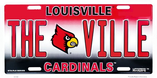 signs 4 fun Louisville Cardinals THE*VILLE License Plate