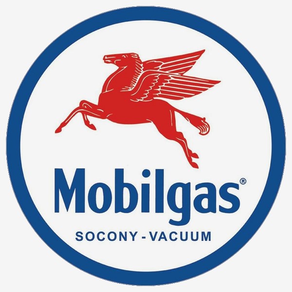 signs 4 fun Mobilgas Pegasus Gas Oil Logo Round Sign